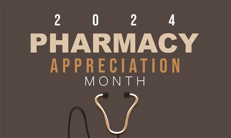 Pharmacy Appreciation Month Background Banner Card Poster Template