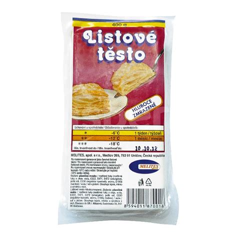 Melites Listové Těsto Eisberg Distribuce Potravin