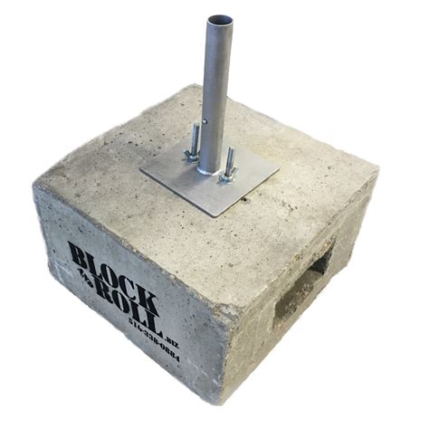 Pole Base 8 Block Mount Only Bandr Innovations Llc