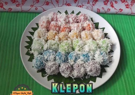 Resep Klepon Kentang Pelangi Oleh Dapur Shofia Rafa Cookpad