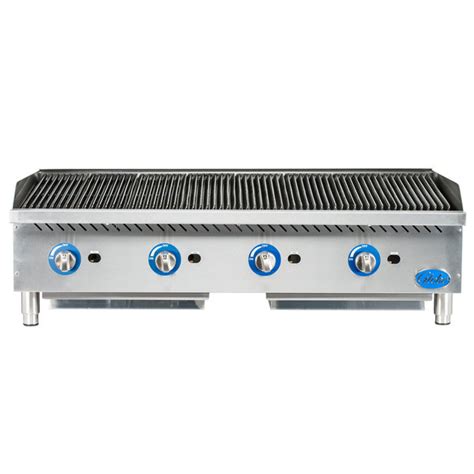 Globe Gcb G Sr Gas Charbroiler With Stainless Steel Radiants