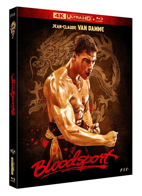 BLOODSPORT COMBO UHD 4K BLU RAY EDITION LIMITÉE ESC Editions