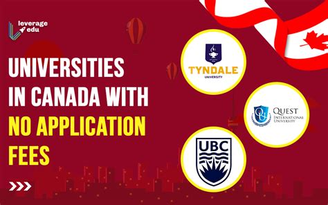 Universities Without Application Fee For International Students In