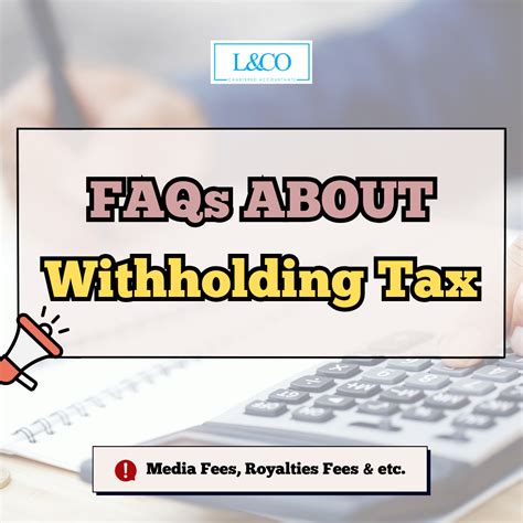 Withholding Tax On Digital Advertising Faqs L Co Chartered