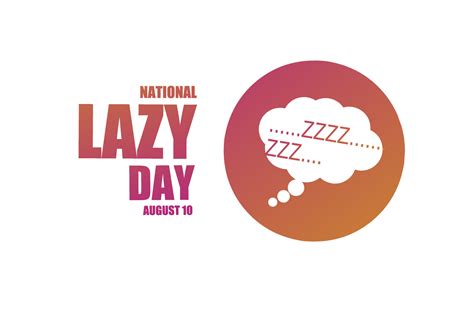 national lazy day vector illustration 4701198 Vector Art at Vecteezy