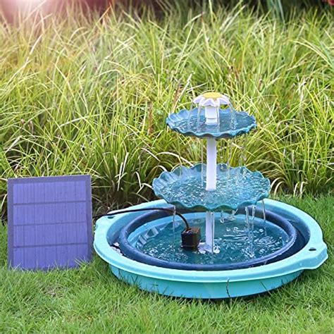 Aisitin Fontaine Nergie Solaire W Avec Niveaux Pour Bain D