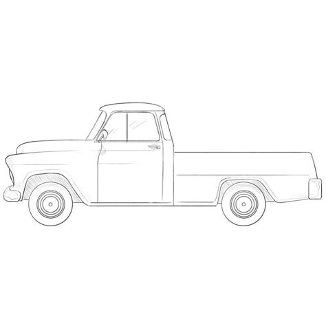 How to Draw an Old Chevy Truck