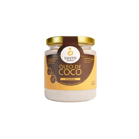 Oleo De Coco Extra Virgem Da Pel Cula Ml Santo Oleo Produtos