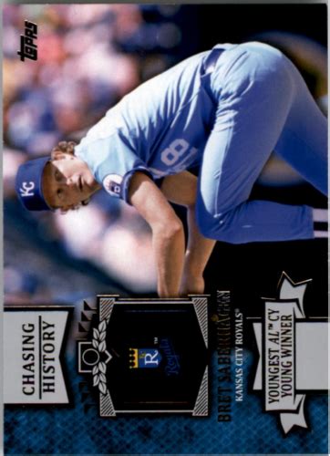 2013 Topps Chasing History CH135 Bret Saberhagen EBay