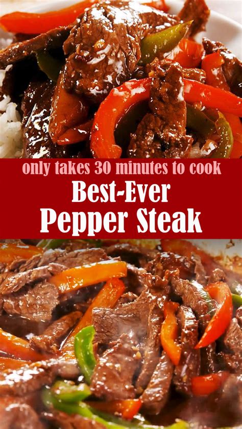 Best Ever Pepper Steak Recipe Reserveamana