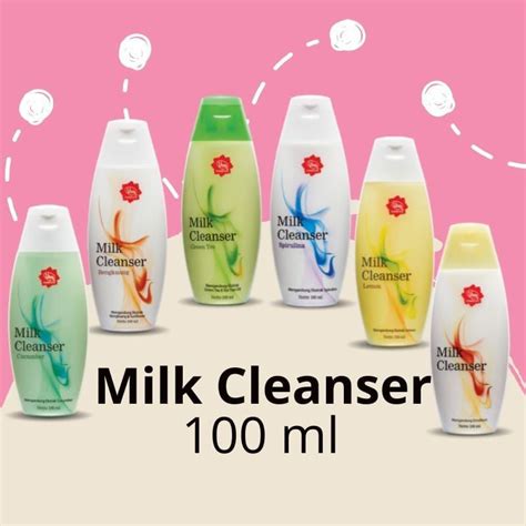 Jual VIVA Milk Cleanser Dan Face Tonic 100ml Air Mawar Susu Pembersih