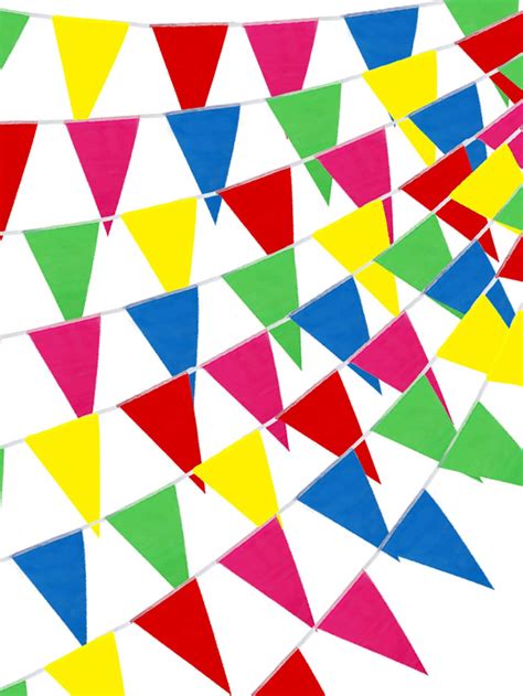 50pcs 1181inch Colorful Pennant Banner Flags Multicolor Bunting String