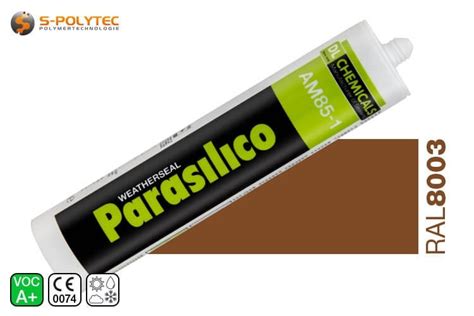 Silicone RAL 8003 lightbrown (clay brown)