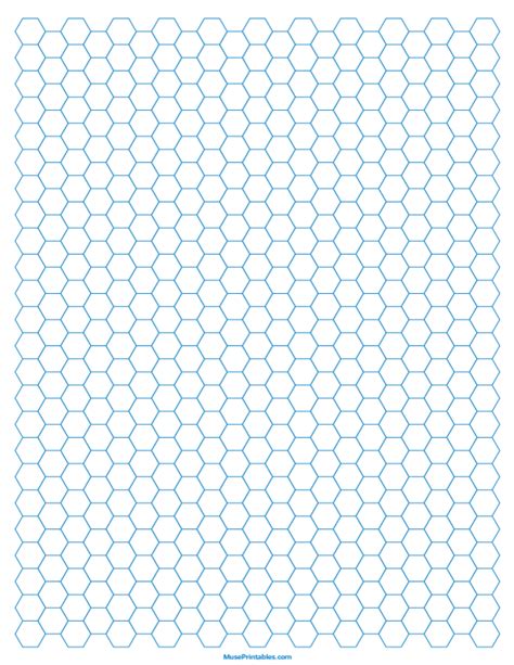 Printable Hexagon Graph Paper