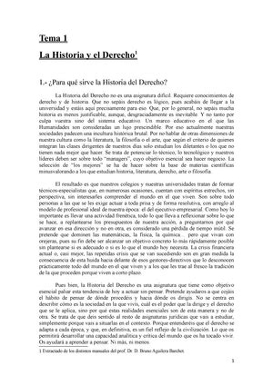 Tema 1 Historia Del Derecho Tema 1 Historia Del Derecho Andrisweetie