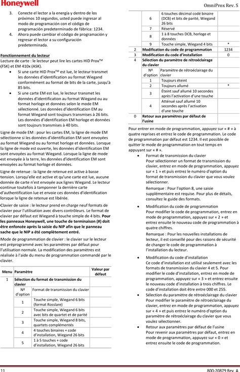 Ademco OP95 Reader User Manual