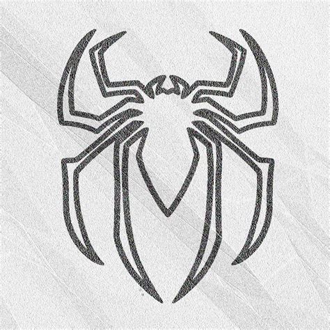 How To Draw Spiderman Spider Logo - Design Talk