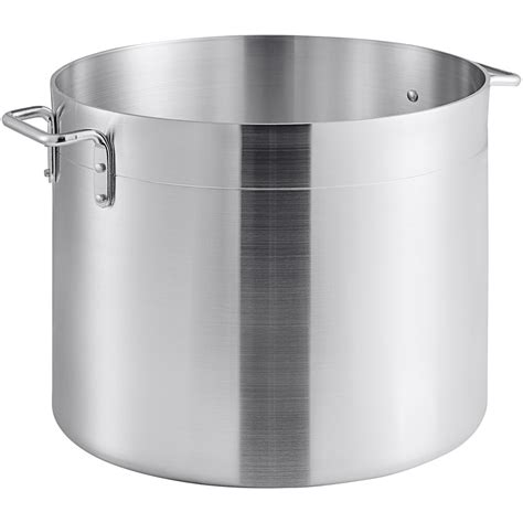 Choice Qt Standard Weight Aluminum Stock Pot