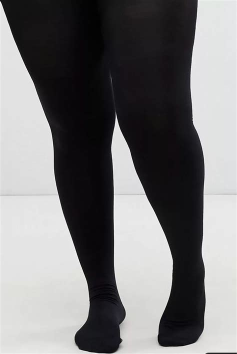 Asos Curve Asos Design Curve 2 Pack 140 Denier Black Tights New