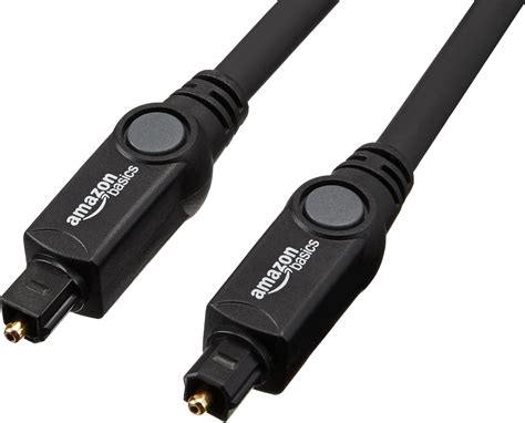 Amazon Basics Cable óptico de audio digital Toslink 1 83 m negro