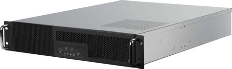 Silverstone Technology 2u Dual 525 Drive Bay Atx Rackmount Industrial