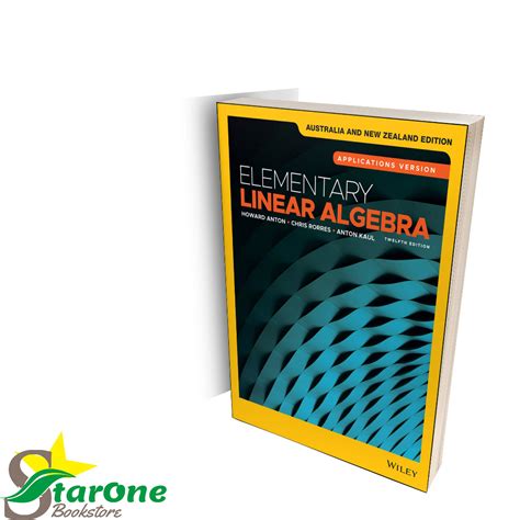 Jual Elementary Linear Algebra Applications Version By Howard Anton Chris Rorres Anton Kaul