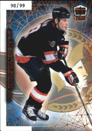 1999 00 Pacific Dynagon Ice Copper 142 Alexei Yashin 99 Ebay