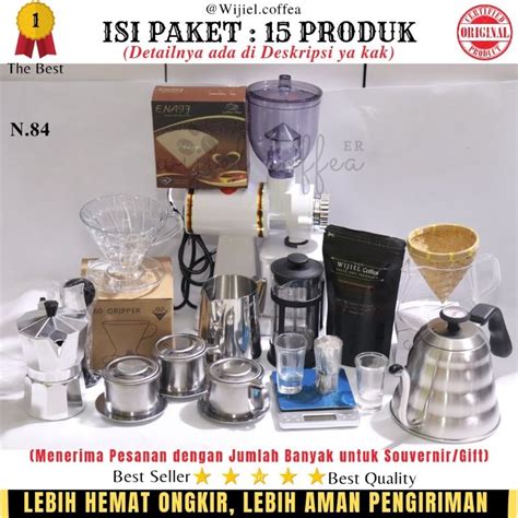 Jual PAKET USAHA KEDAI KOPI PAKET ALAT KOPI LENGKAP GRINDER KOPI