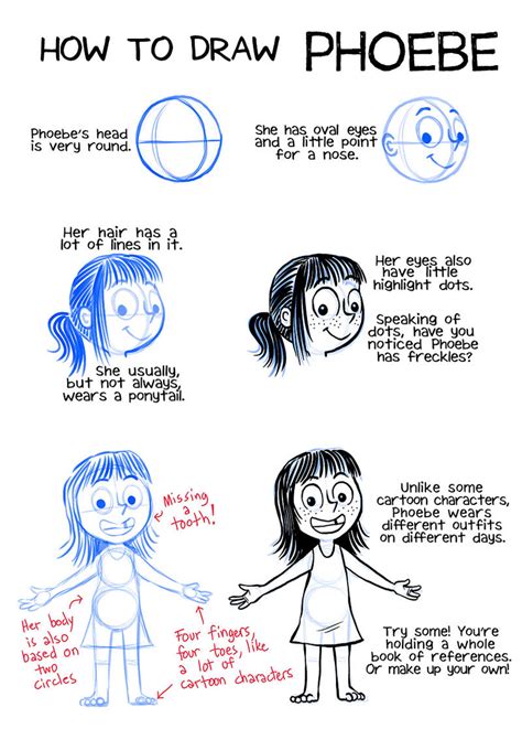 How To Draw Phoebe By Pedantia On Deviantart