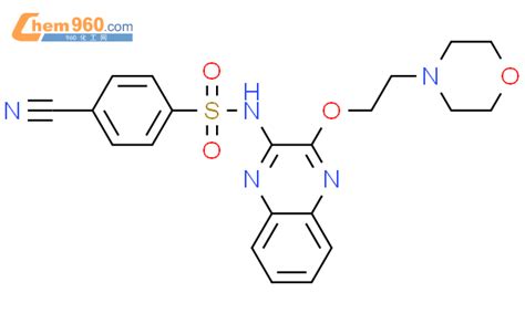 Benzenesulfonamide Cyano N Morpholinyl Ethoxy