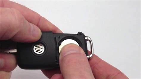 Vw Key Remote Fob Battery Change How To Youtube