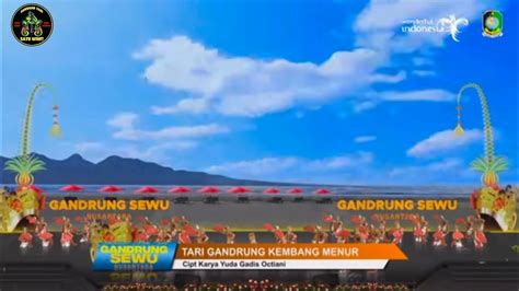 Gandrung Sewu Nusantara Gandrung Banyuwangi Kembang Menur Gandrung