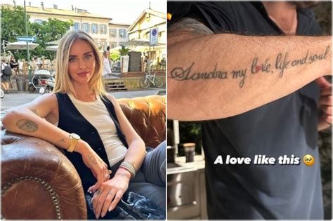 Amico Dedica Tatuaggio Romantico Alla Moglie Chiara Ferragni Si