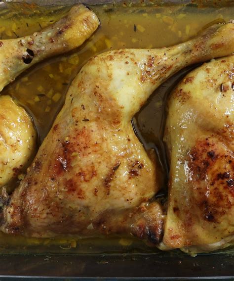 Oven Baked Chicken Leg Quarters Recipe Easy And Juicy Food From Portugal