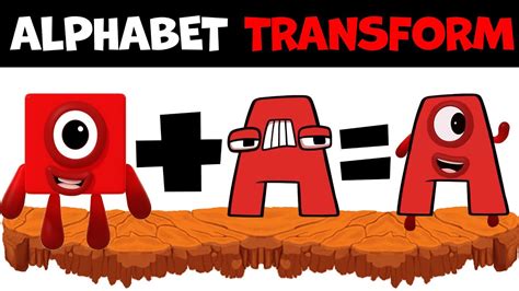 Alphabet Lore Snakes Transform Numberblocks Letters A Z YouTube