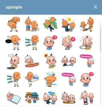 Upin Ipin Stickers Pack Full | Anime Movie