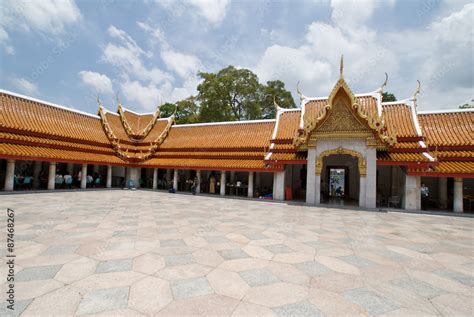 Marble temple at Bangkok (Thailand) Stock Photo | Adobe Stock