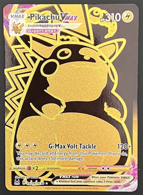 Mavin Pok Mon Tcg Pikachu Vmax Lost Origin Trainer Gallery Tg Tg