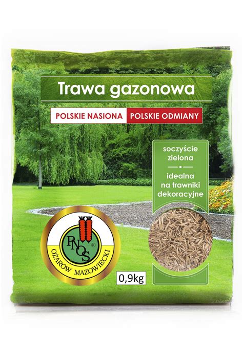 Mieszanka Traw Gazonowych Gazonowa 900 G PNOS PNOS Nasiona Traw