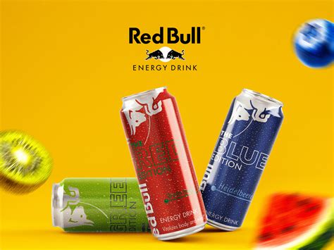 Red Bull Energy Drinks Social Media Posters Behance