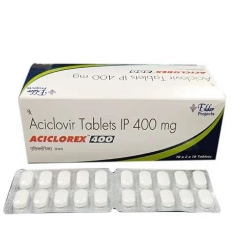 Acyclovir Tablet 400 Mg At Rs 500 Stripe Anti Viral In Nagpur ID