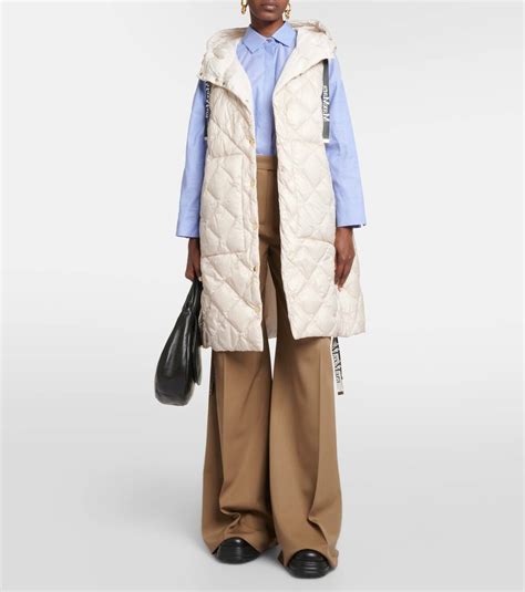 Max Mara The Cube Sisoft Quilted Down Vest Max Mara