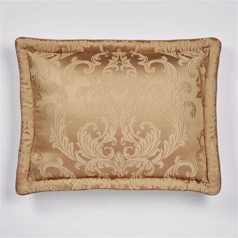 Monaco Gold Damask Oversized Bedspread Luxury Bedding