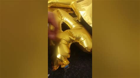 How To Blow Up Foil Letter Balloons Using A Basic Straw To Inflate