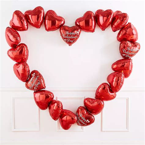 Red Valentines Day Heart Balloon 17in Party City