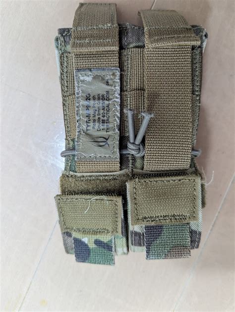 実物 Tyr Tactical Pistol Mag Pouch Double 9mm Glock マルチカム マガジンポーチマガジンポーチ