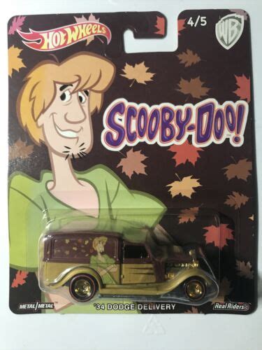 Hotwheels Pop Culture Scooby Doo ‘34 Dodge Delivery W Real Riders Ebay