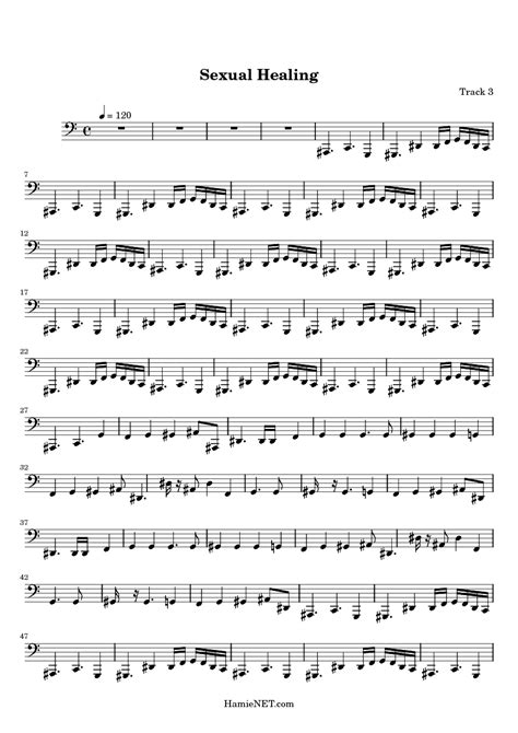 Sexual Healing Sheet Music Sexual Healing Score •