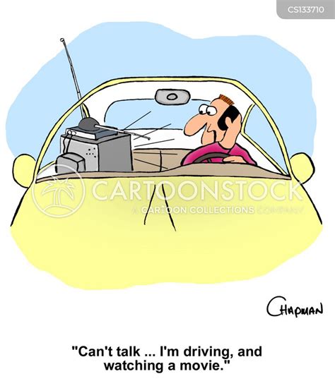 Distracted Driver Cartoons And Comics Funny Pictures From Cartoonstock