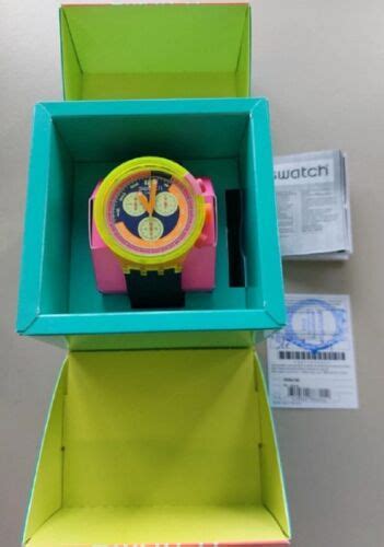 Reloj Swatch Neon To The Max Ebay